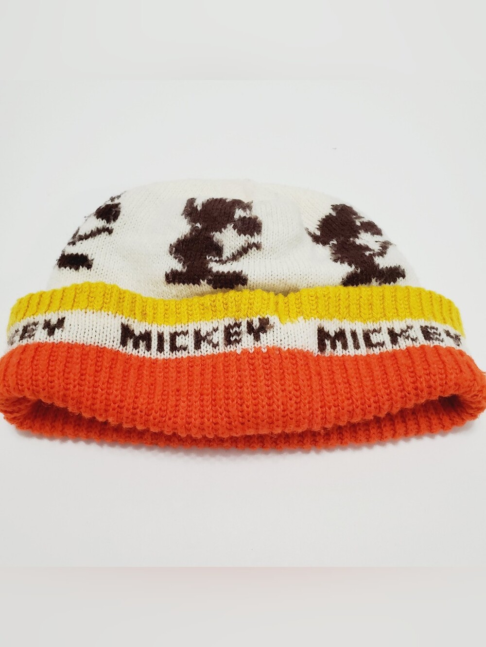 Mickey Mouse Child's Winter Beanie Hat Multicolor Walt Disney Productions OS